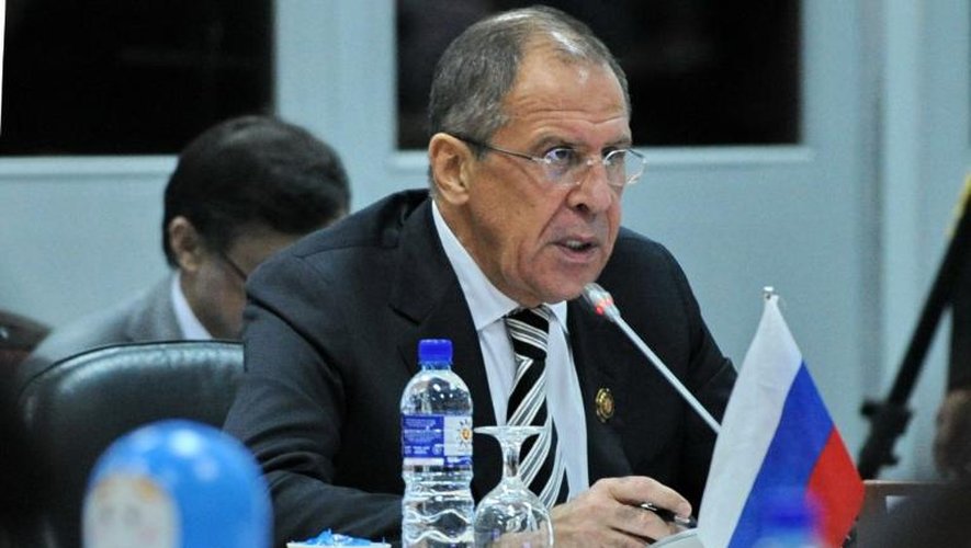 Le ministre russe des Affaires étrangères le 1er juillet 2013 à Bandar Seri Begawan