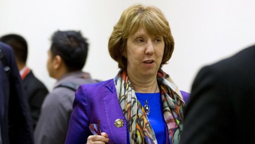 La chef de la diplomatie de l'Union européenne (UE) Catherine Ashton à Bandar Seri Begawan, le 1er juillet 2013