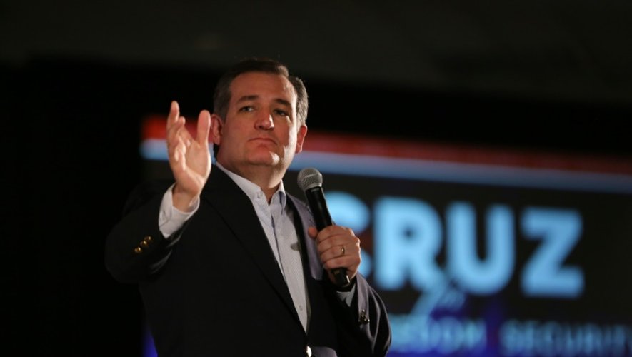 Le candidat à l'investiture présidentielle républicaine Ted Cruz le 11 avril 2016 à San Diego
