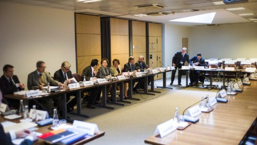 Une réunion de la Commission des sanctions de l'Autorité des marchés financiers (AMF) se tient, le 31 mai 2013 à Paris