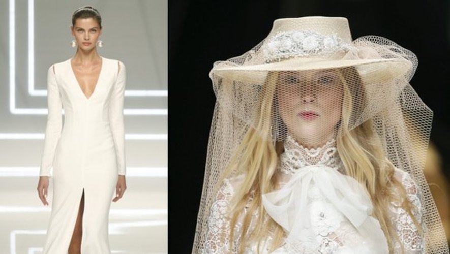 Mariage En Espagne Barcelone Fait Defiler Les Robes De Mariee Centrepresseaveyron Fr