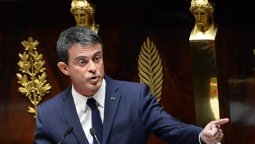 Manuel Valls, le 18 juin 2015 devant l'Assemblée nationale