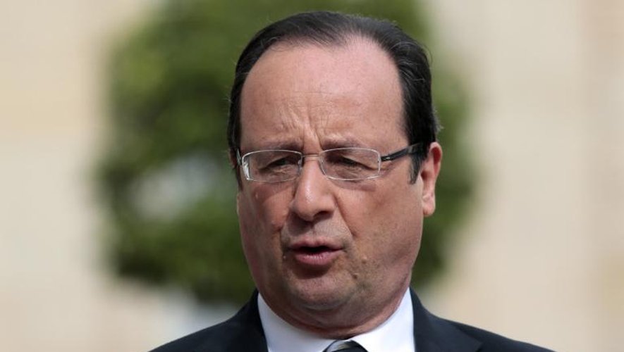Le président François Hollande, le 2 juillet 2013 à l'Elysée