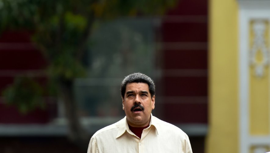 Le président du Venezuela, Nicolas Maduro, à Caracas, le 19 avril 2016