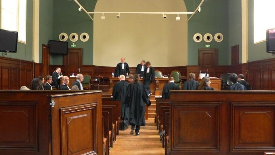 Une photo du 2 juillet 2013 montre la salle de la cour d'appel de Bordeaux