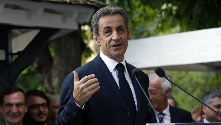 Nicolas Sarkozy à L'Isle-Adam le 18 juin 2015