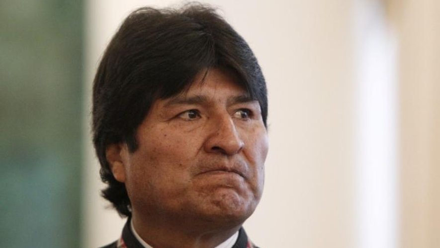 Le président bolivien Evo Morales au Kremlin le 1er juillet 2013