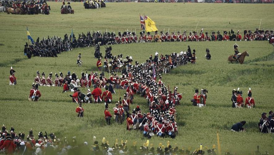 Environ 60.000 spectateurs ont assisté au spectacle, à guichets fermés depuis des mois, de la reconstitution de la bataille de Waterloo le 19 juin 2015