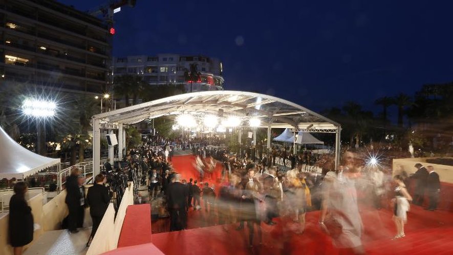 Arrivée des invités le 19 mai 2013 à Cannes pour la présentation du film "Borgman"