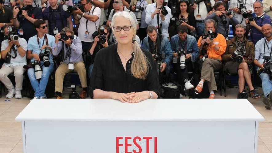 La réalisatrice néo-zélandaise Jane Campion pose au festival de Cannes, le 22 mai 2013
