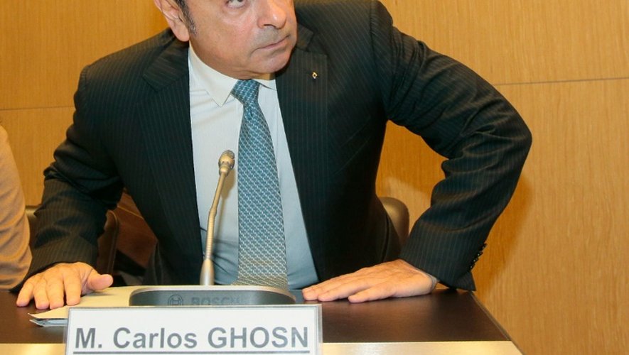 Le PDG de Renault, Carlos Ghosn, à l'Assemblée nationale à Paris, le 17 février 2016