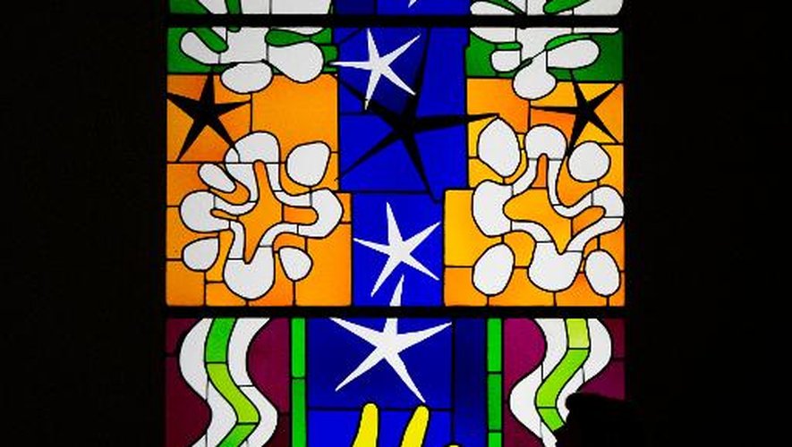 La "Nuit de Noël", une maquette en vitrail d'Henri Matisse pour la Chapelle du Rosaire de Vence (Alpes-Maritimes), clôt l'exposition de la Tate Modern Gallery de Londres consacrée au plasiticen français