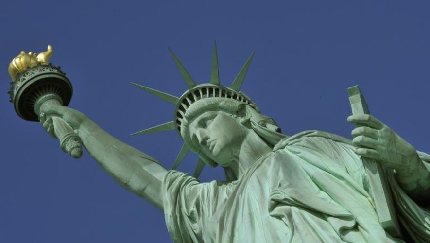 La statue de la Liberté à Liberty Island, à New York, le 4 juillet 2013