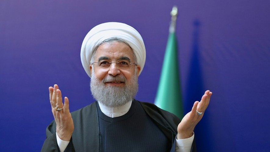 Le président iranien Hassan Rouhani le 7 avril 2016 à Téhéran