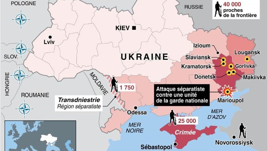 Ukraine : attaque séparatiste à Marioupol