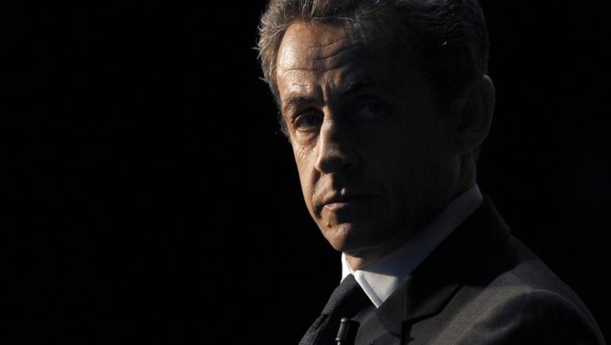 L'ancien président de la République Nicolas Sarkozy, le 10 avril 2012 à Paris