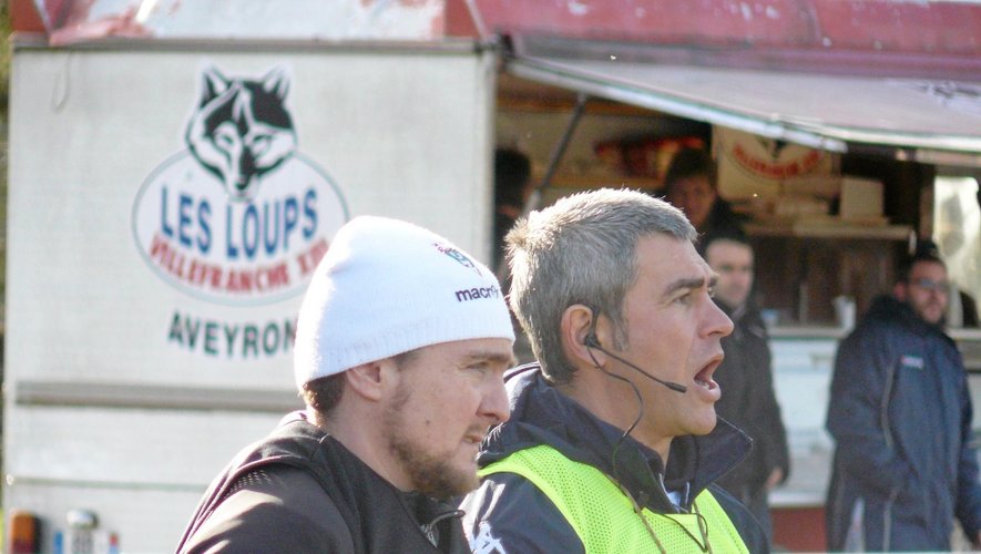 Les coaches villefranchois Jeff Rios et André Olari.