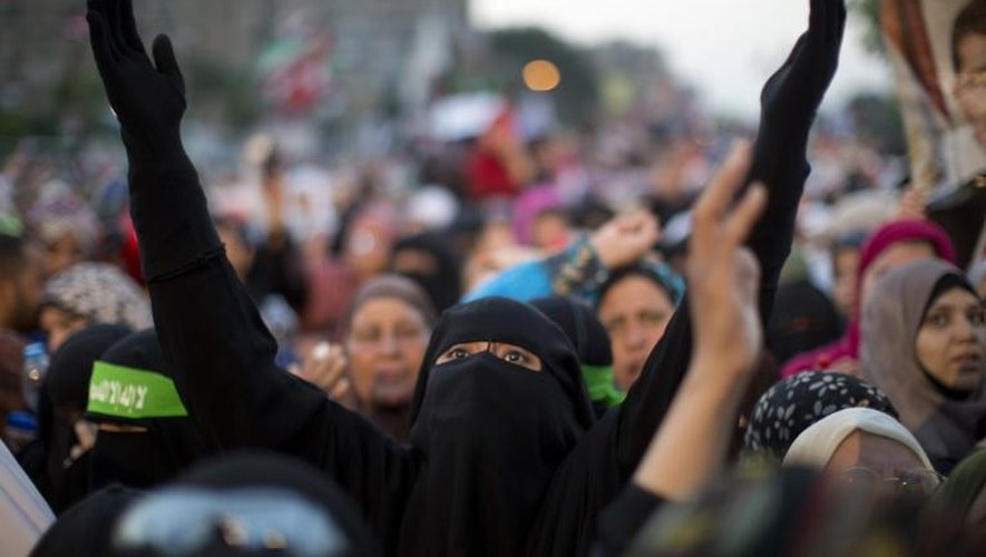 Manifestation des partisans des Frères musulmans le 5 juillet 2013 au Caire
