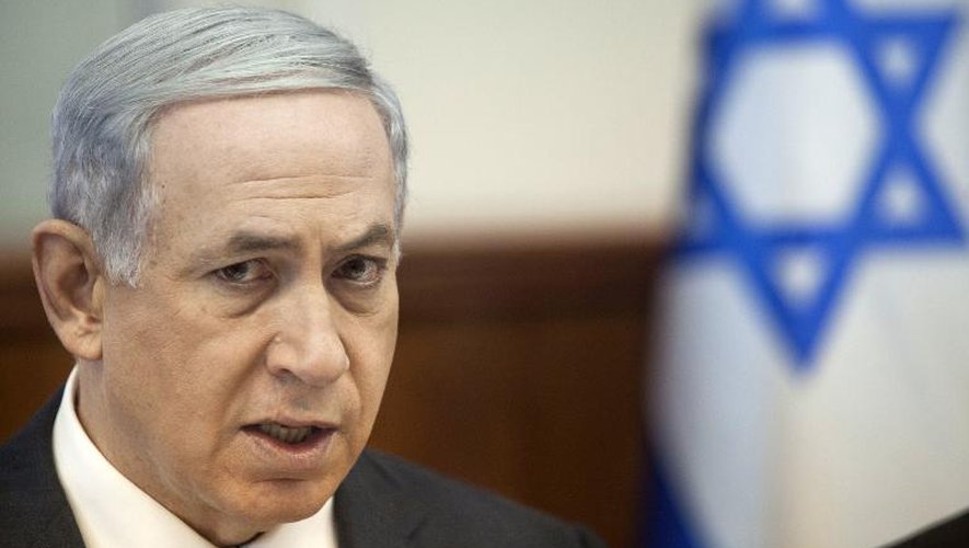 Le Premier ministre Benjamin Netanyahu lors du conseil des ministres hebdomadaire, le 21 juin 2015 à Jérusalem