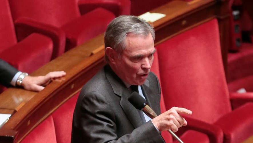 Le député UMP Bernard Accoyer à l'Assemblée nationale le 25 février 2014 à Paris