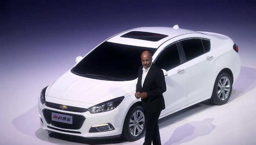 La nouvelle Chevrolet Cruze est présentée à Pékin le 19 avril 2014