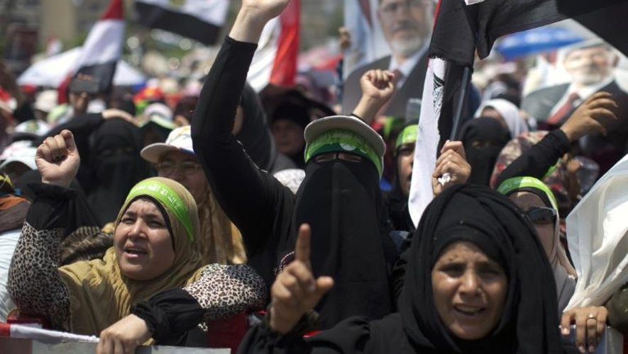 Manifestation de partisans des Frères Musulmans le 6 juillet 2013 au Caire