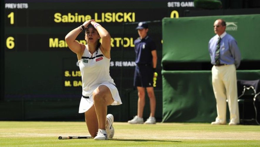 Marion Bartoli remporte le tournoi de Wimbledon, le 6 juillet 2013