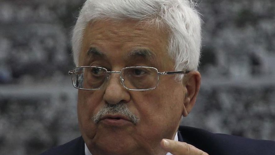 Le président palestinien Mahmoud Abbas, à Ramallah le 1er avril 2014