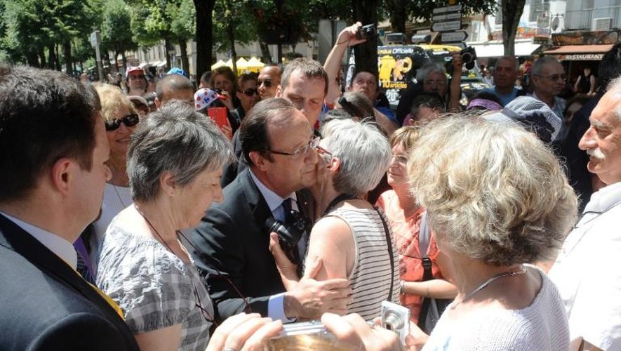 François Hollande le 7 juillet 2013 à Bagneres-de-Luchon