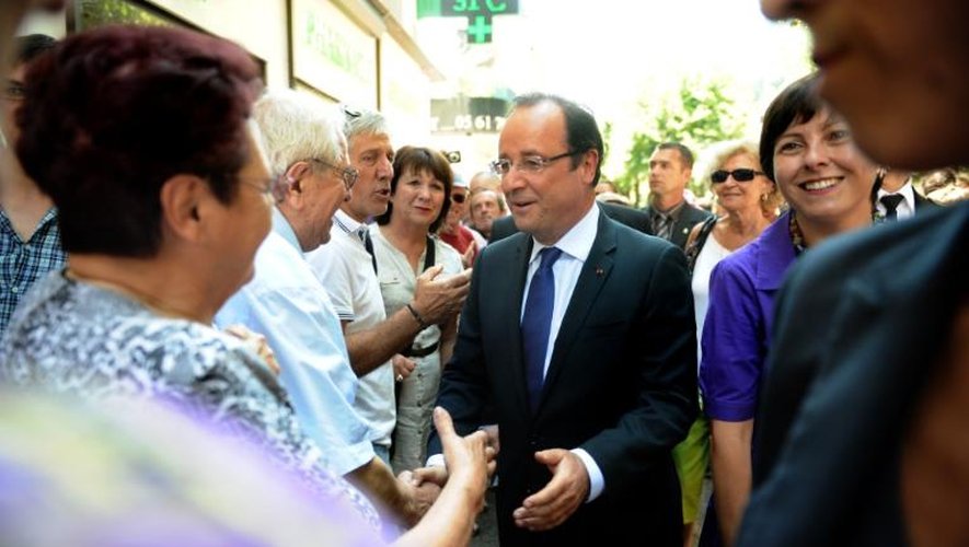 François Hollande le 7 juillet 2013 à Bagneres-de-Luchon