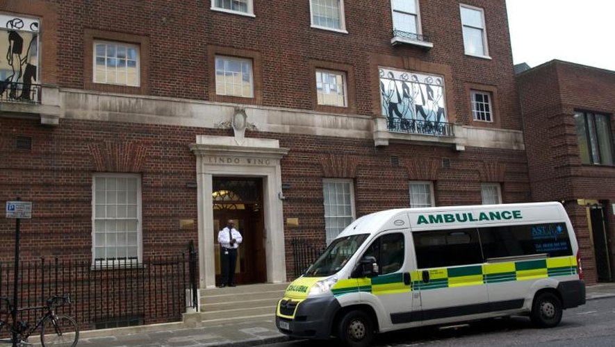 Le St Mary Hospital de Londres où devrait accoucher Kate, le 20 juin 2013