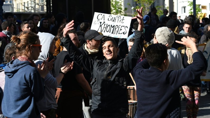 Manifestation contre le projet de loi travail le 9 avril 2016 à Marseille