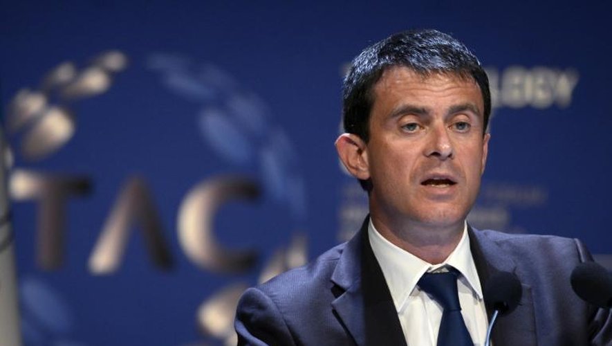 Le ministre de l'Intérieur Manuel Valls, le 8 juillet à Lyon