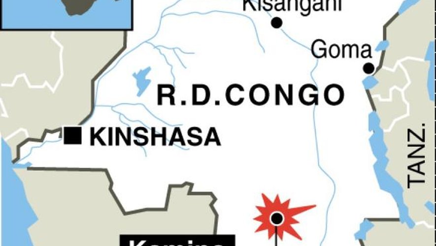 Déraillement de train en RD Congo