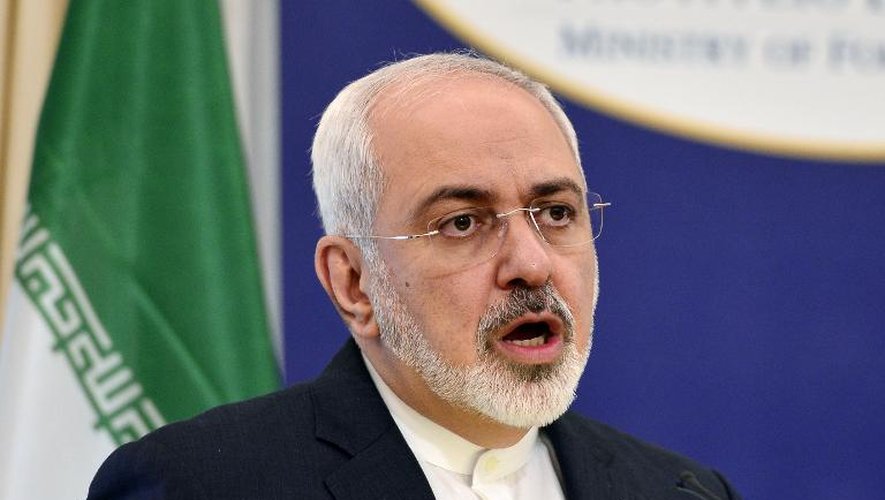 Le ministre iranien des Affaires étrangères Mohammad Javad Zarif à Athènes, le 28 mai 2015