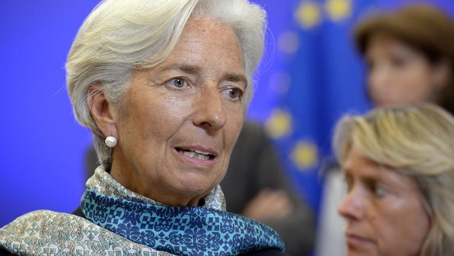 La directrice générale du FMI, Christine Lagarde, le 23 juin 2015 à Bruxelles
