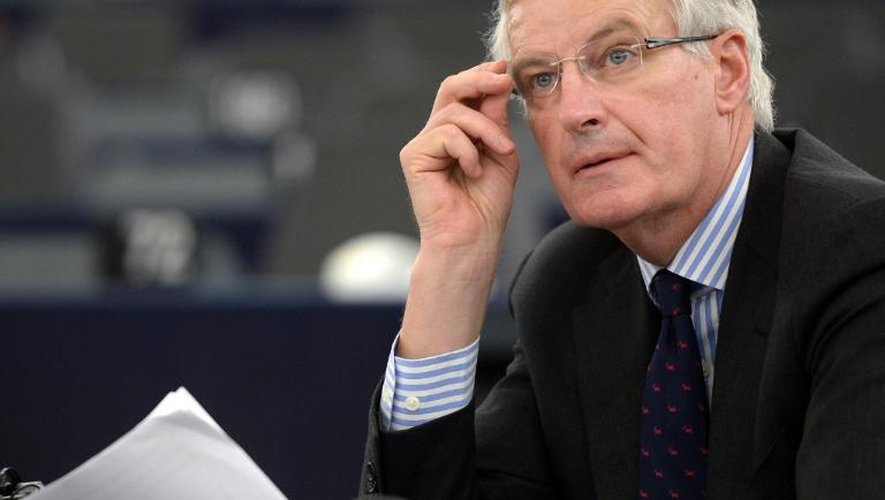 Le Commissaire européen Michel Barnier, le 12 juin 2013 à Strasbourg