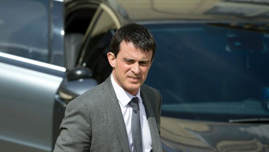 Le Premier ministre Manuel Valls, le 23 avril 2013 à l'Elysée, à Paris