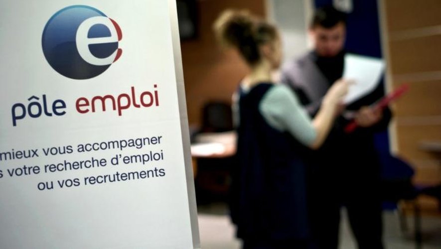 Une agence Pôle emploi à Dijon le 29 avril 2009