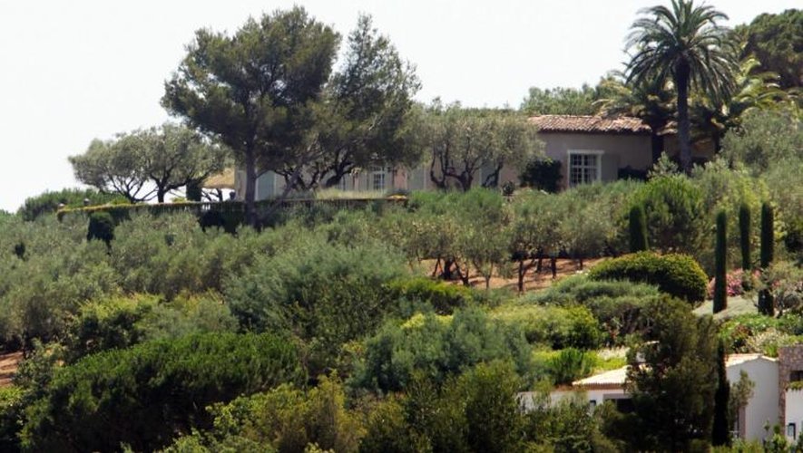 La villa de Bernard Tapie, "La Mandala", à Saint-Tropez, le 10 juillet 2013