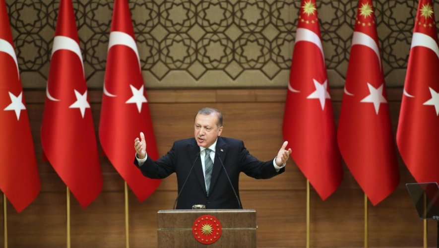 Le président turc Recep Tayyip Erdogan, le 4 mai 2016 à Ankara