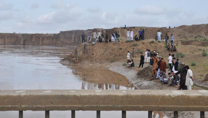 La province de Jowzjan inondée le 25 avril 2014 en raison de crues éclair
