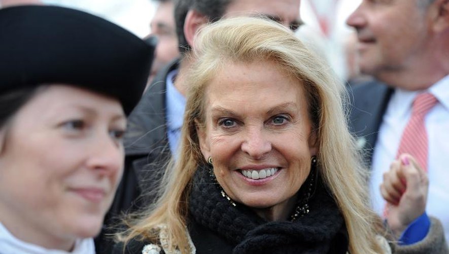 L'ambassadrice américaine Jane Hartley le 13 mars 2015 à La Rochelle