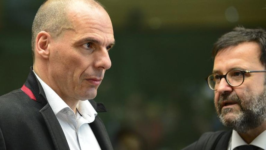 Le ministre grec des finances Yanis Varoufakis à Bruxelles le 24 juin 2015
