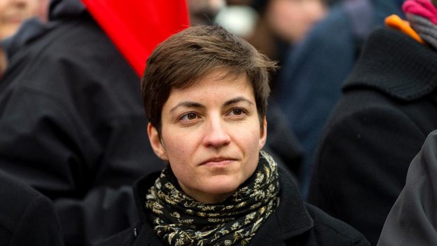 L'Allemande Ska Keller, 32 ans, candidate écologiste à la présidence de la Commission européenne, le 13 février 2014 à Dresdes