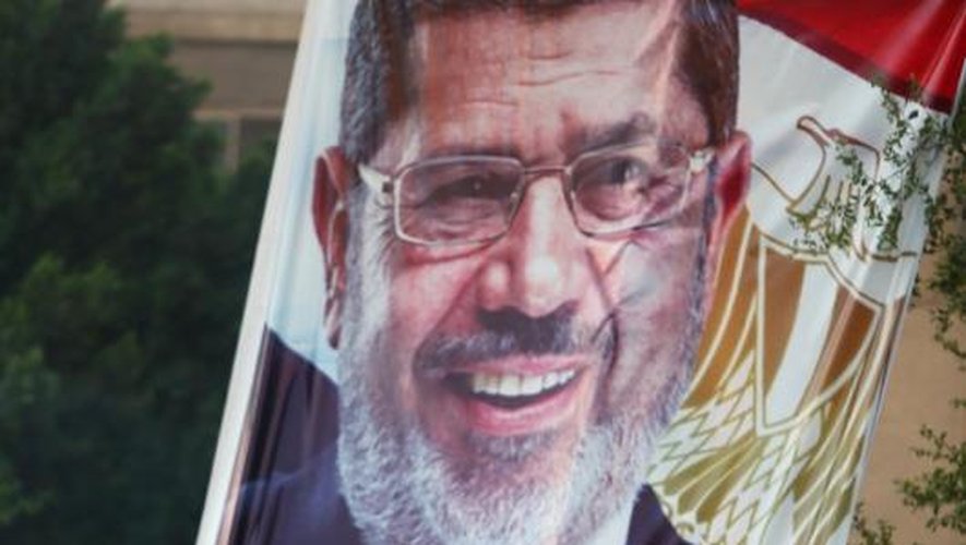 Des partisans de l'ancien président Mohamed Morsi, réunis au Caire, le 12 juillet 2013