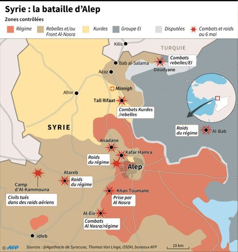 Syrie : la bataille d'Alep