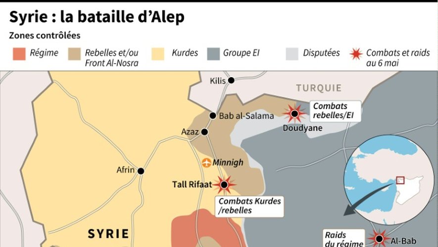 Syrie : la bataille d'Alep