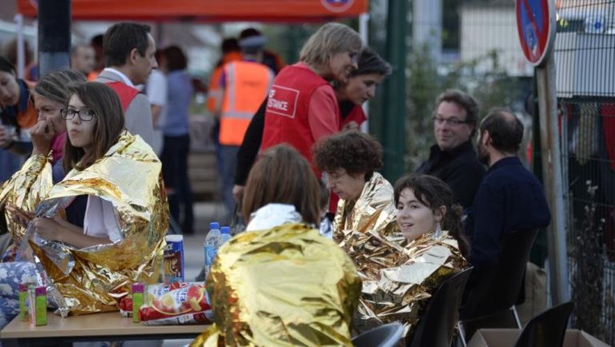 Des rescapés de l'accident de train à Brétigny-sur-Orge, dans l'Essonne, le 12 juillet 2013