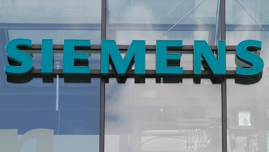 Le logo de Siemens à Berlin le 12 octobre 2011